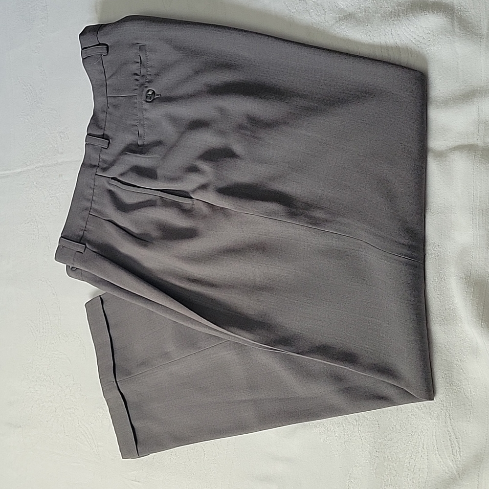 Chereskin Double Pleated Cuffed Dress Men's Slacks 33 X 32